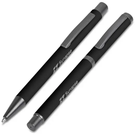 Omega Ball Pen & Rollerball Set Branded